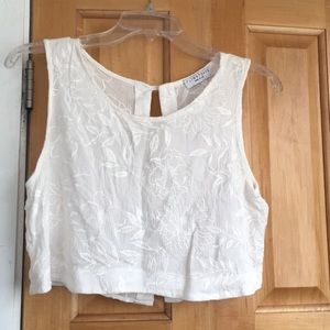 Flynn Skye White Crop Top